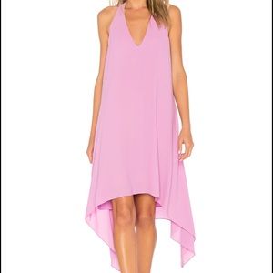 BCBG Drape Back Dress in *coral*